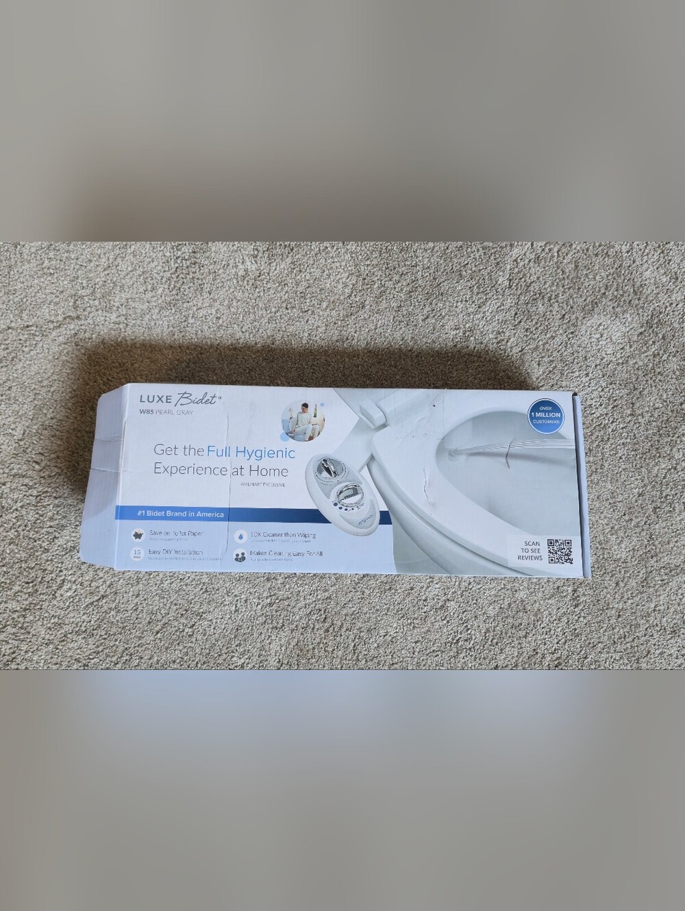 Luxe Bidet W85 Fresh Water Dual-Nozzle Self-Cleaning Non-Electric